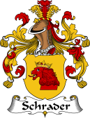 German Wappen Coat of Arms for Schrader