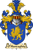 Irish Family Coat of Arms (v.23) for O'Hanraghty or Henraghty