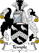 English Coat of Arms for Temple