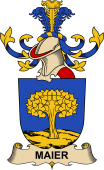 Republic of Austria Coat of Arms for Maier