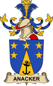 Republic of Austria Coat of Arms for Anacker