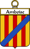 French Coat of Arms Badge for Amboise
