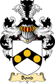 English Coat of Arms (v.23) for the family Bond
