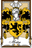 Scottish Coat of Arms Bookplate for Morton I