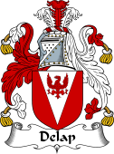 Irish Coat of Arms for Delap or O'Lappin