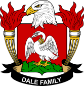 Coat of arms used by the Dale family in the United States of America