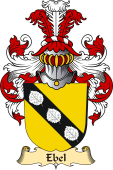 v.23 Coat of Family Arms from Germany for Ebel