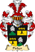 v.23 Coat of Family Arms from Germany for Pirker