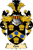 English Coat of Arms (v.23) for the family Opie
