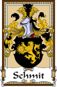 German Coat of Arms Wappen Bookplate  for Schmit