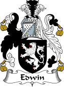 English Coat of Arms for the family Edwin (Wales)