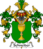 German Wappen Coat of Arms (v.25) Schneider