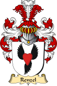 v.23 Coat of Family Arms from Germany for Renzel