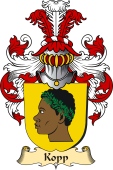 v.23 Coat of Family Arms from Germany for Kopp