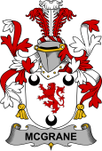 Irish Coat of Arms for McGrane or McGrann