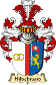 v.23 Coat of Family Arms from Germany for Hildebrand
