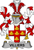 Irish Coat of Arms for Villiers