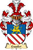 v.23 Coat of Family Arms from Germany for Gassler