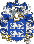 English or Welsh Coat of Arms for Bourne (London 1570)