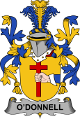 Irish Coat of Arms for Donnell or O'Donnell