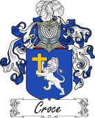 Araldica Italiana Coat of arms used by the Italian family Croce