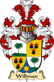 v.23 Coat of Family Arms from Germany for Willman