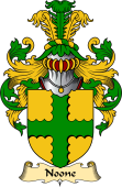 English Coat of Arms (v.23) for the family Noone