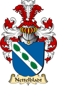 v.23 Coat of Family Arms from Germany for Nettelbladt