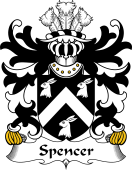 Welsh Coat of Arms for Spencer (Vicar of Wiston, Pembrokeshire)