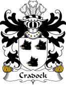 Welsh Coat of Arms for Cradock (of Swansea)