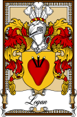 Scottish Coat of Arms Bookplate for Logan