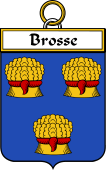 French Coat of Arms Badge for Brosse