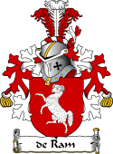 Dutch Coat of Arms for de Ram