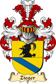 v.23 Coat of Family Arms from Germany for Zieger