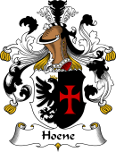 German Wappen Coat of Arms for Hoene