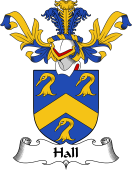 Coat of Arms from Scotland for Hall