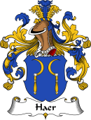 German Wappen Coat of Arms for Haer
