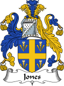 English Coat of Arms for the family Jones II