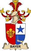 Republic of Austria Coat of Arms for Bayer de Bayersburg