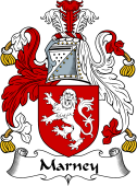 English Coat of Arms for the family Marney