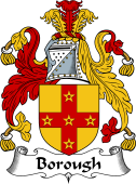 English Coat of Arms for the family Borough