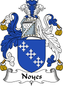 English Coat of Arms for Noyes