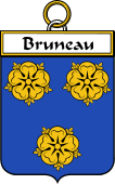 French Coat of Arms Badge for Bruneau