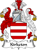 English Coat of Arms for the family Kirketon