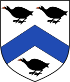English Family Shield for Kilburne or Kilborn