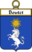 French Coat of Arms Badge for Boutet