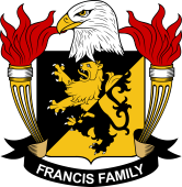 Coat of arms used by the Francis family in the United States of America