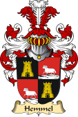 v.23 Coat of Family Arms from Germany for Hemmel