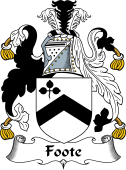 English Coat of Arms for the family Foote