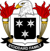 Coat of arms used by the Stoddard family in the United States of America